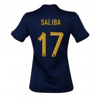 Echipament fotbal Franţa William Saliba #17 Tricou Acasa Mondial 2022 pentru femei maneca scurta